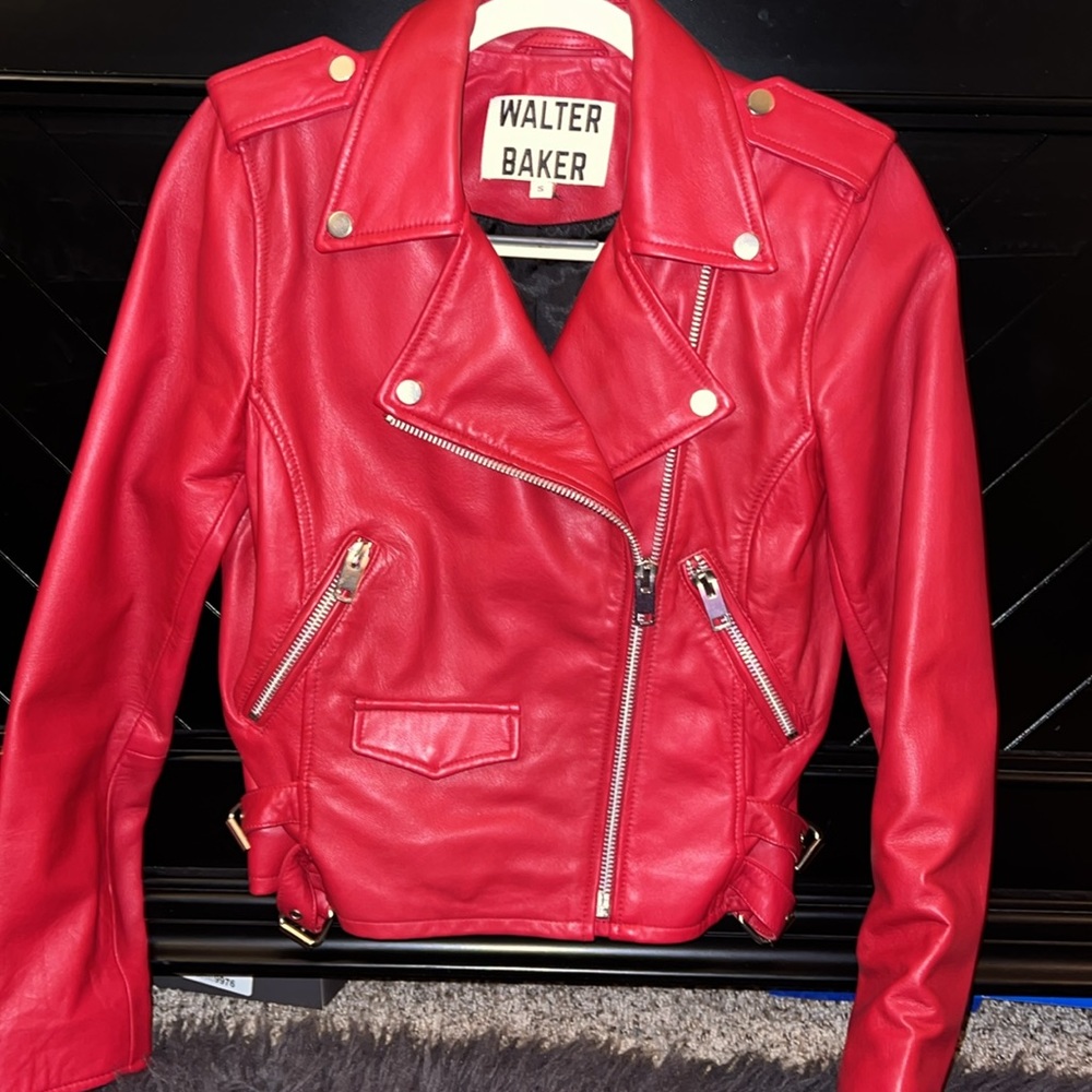 SOLD -Excellent Condition Walter Baker Liz Leather Jacket